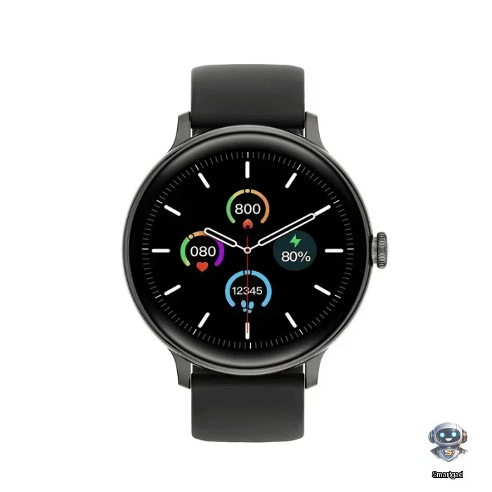 Смарт-годинник Aspor Series Watch 3 чорний з металевим ремінцем