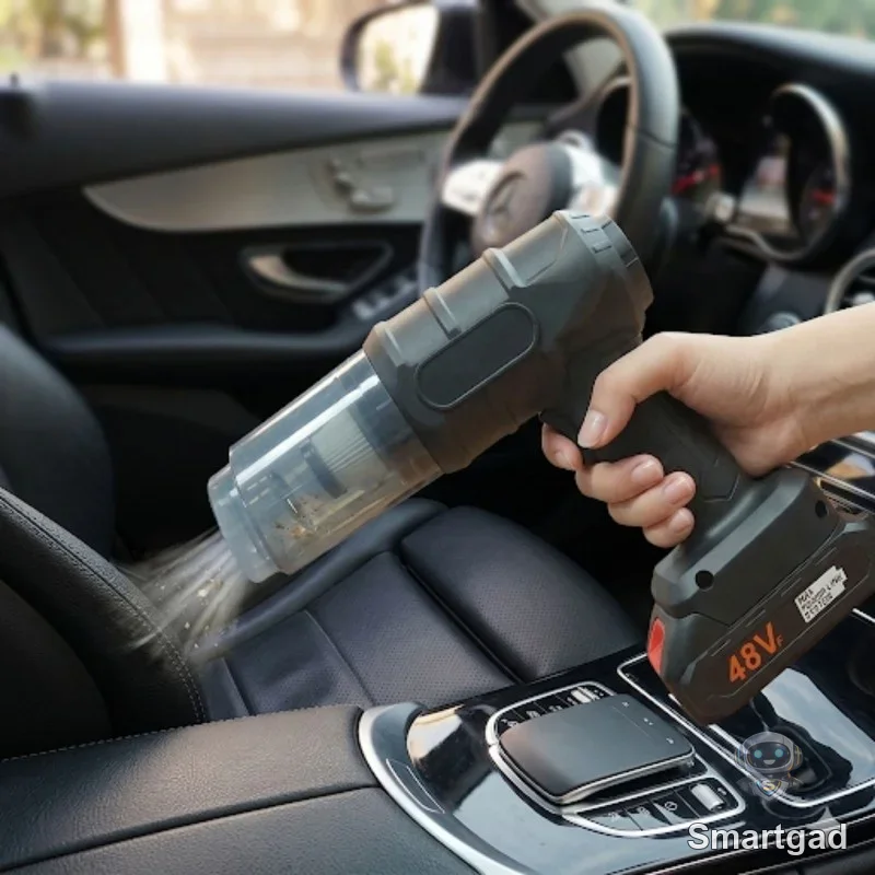 Автомобільний акумуляторний пилосос Dust Collector Maxtop 9997, 1 акумулятор, чорний