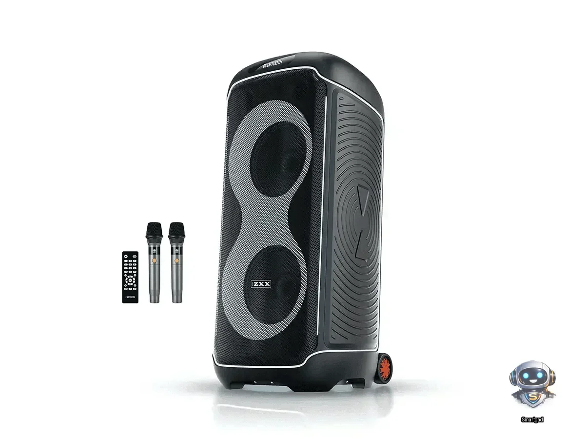 Акустична переносна колонка ZXX-8830 80Вт 2×10